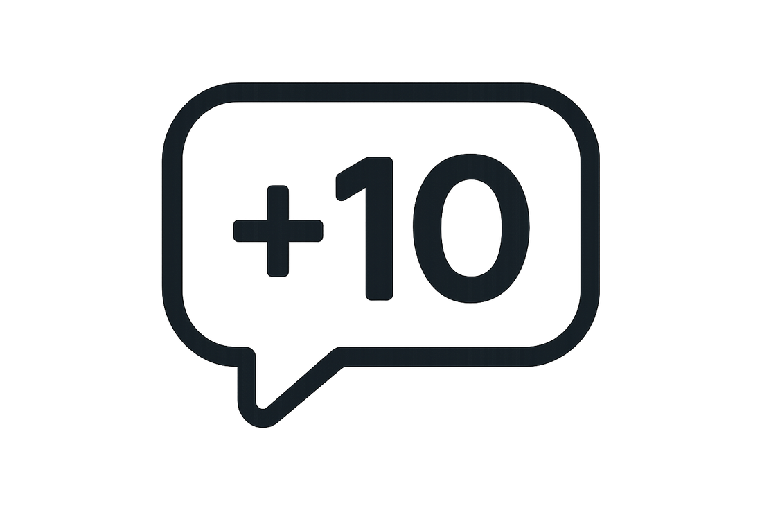 Add-On: Extra 10 Text/Chat Messages - $9.99
