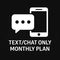 Plan: Text/Chat Only - Basic Plan – $6.99/mo.