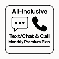 Plan: BEST VALUE: All Inclusive: Text/Chat & Call - Premium – $24.99/mo.